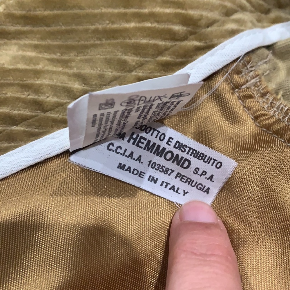 VALENTINO Jeans Corduroy Size XXL Waist 38 Inches (54 Euro) Color Tan/Brown - Picture 8 of 11
